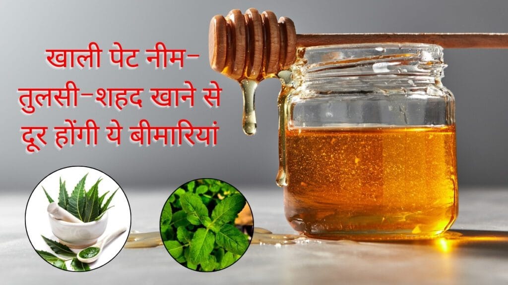 Health benefits: खाली पेट नीम-तुलसी-शहद खाने से दूर होंगी ये 12 बीमारियां